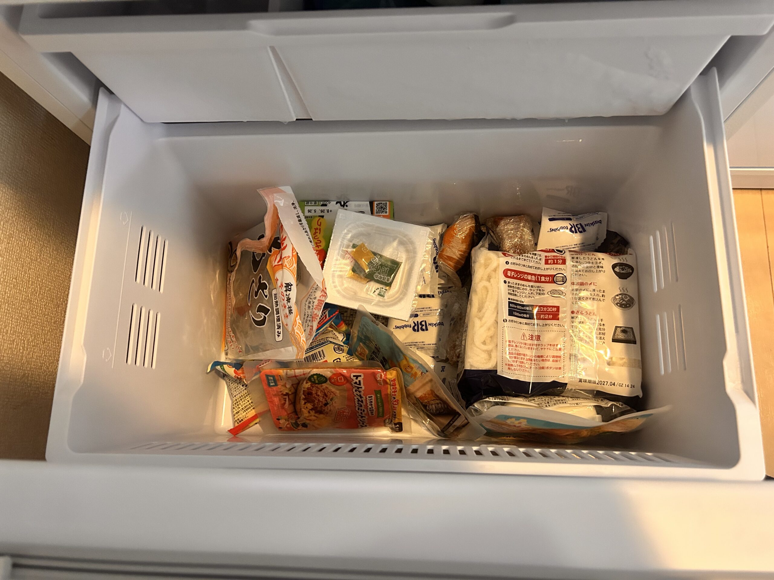 パナソニック NR-C37ES2 冷凍室大引き出し（冷凍食品いっぱい）